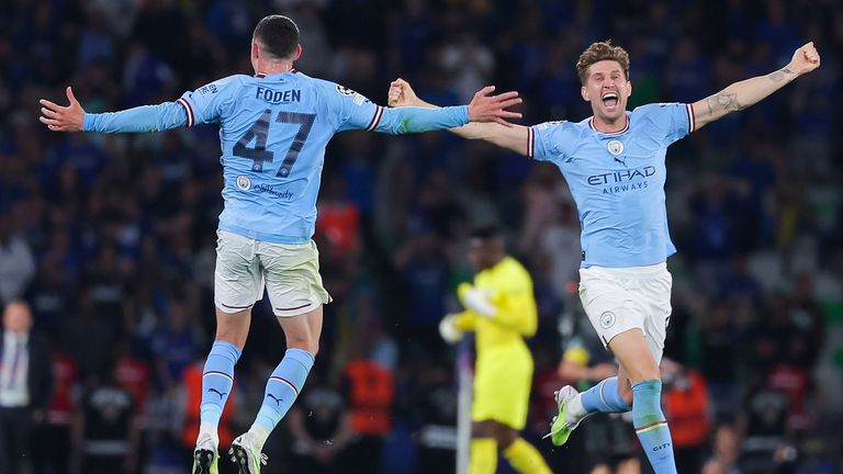 Phil Foden and John Stones