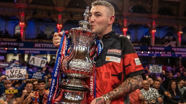 Nathan Aspinall wins the World Matchplay