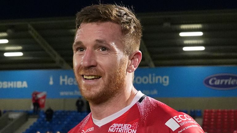 Marc Sneyd starred for Salford on his 300th Super League appearance