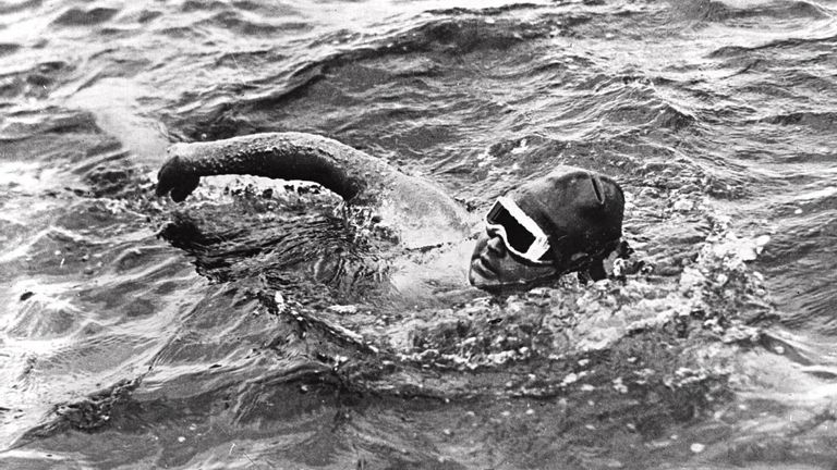 'Young Woman and the Sea' tells the extraordinary story of Gertrude 'Trudy' Ederle, the first ever woman to swim the English Channel available now on Disney+