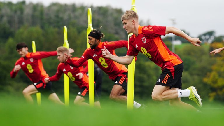 Jordan James (right) during training at the Vale Resort