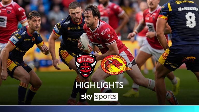 Highlights of the Super League match between Salford Red Devils and Catalans Dragons. Images: SWpix